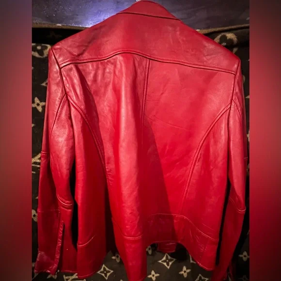 Kathy Ireland Ginuwine, leather and polyester interior size M red super soft - Picture 5 of 15